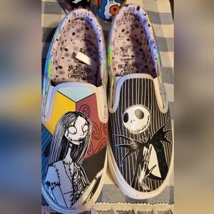 Nightmare Before Christmas Slip-On Shoes By GROUND UP